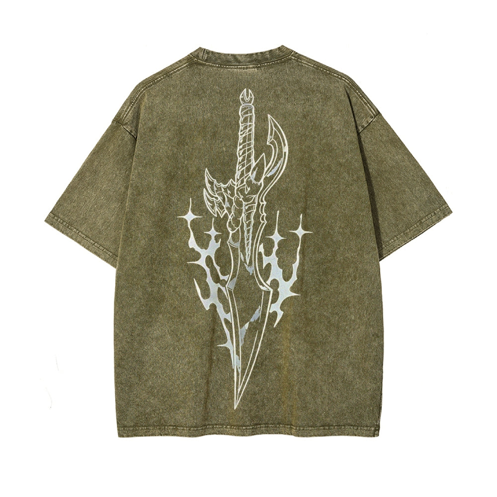 Vintage Oversized T-Shirt solo leveling