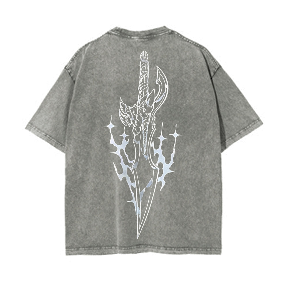 Vintage Oversized T-Shirt solo leveling