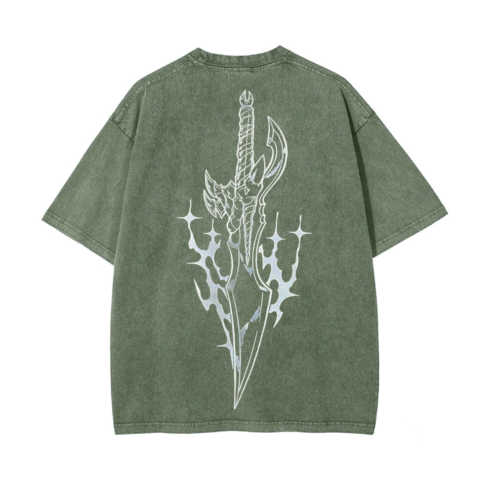 Vintage Oversized T-Shirt solo leveling