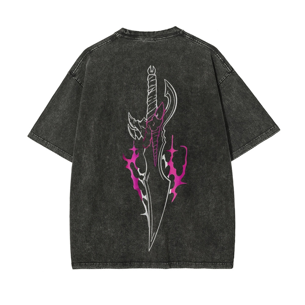 Vintage Oversized T-Shirt solo leveling