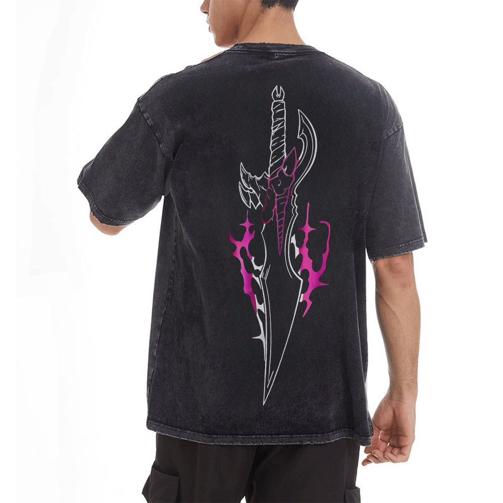 Vintage Oversized T-Shirt solo leveling