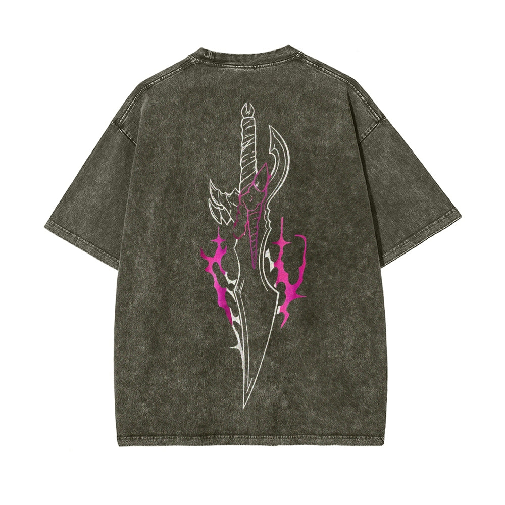 Vintage Oversized T-Shirt solo leveling