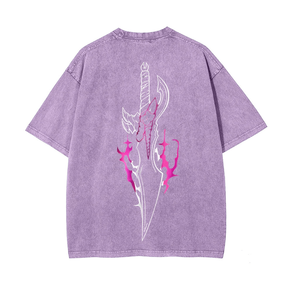 Vintage Oversized T-Shirt solo leveling