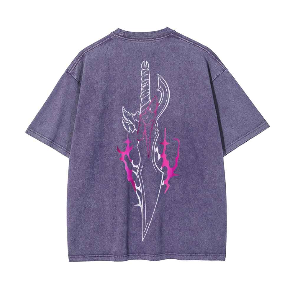 Vintage Oversized T-Shirt solo leveling