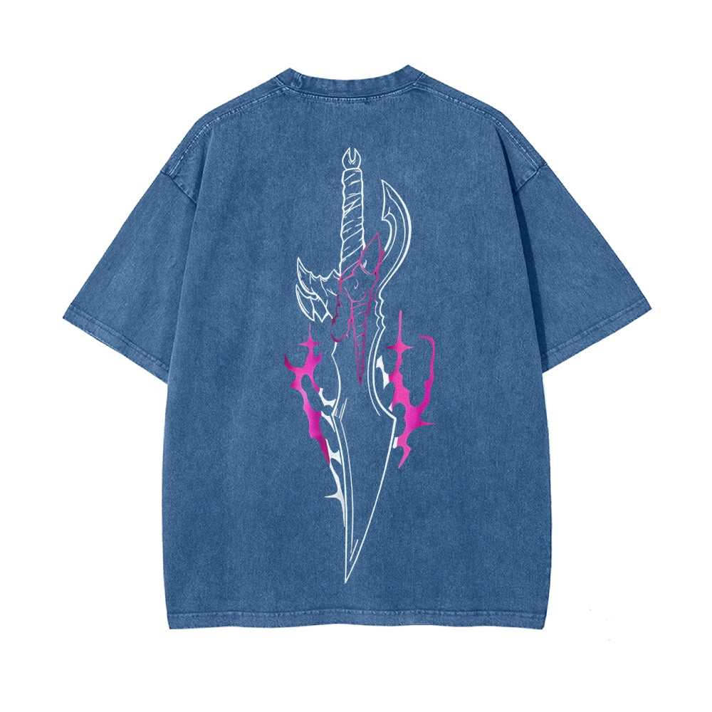 Vintage Oversized T-Shirt solo leveling