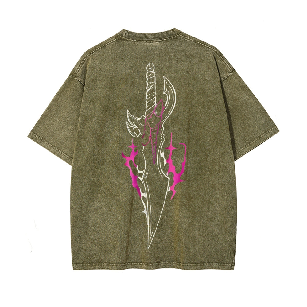 Vintage Oversized T-Shirt solo leveling