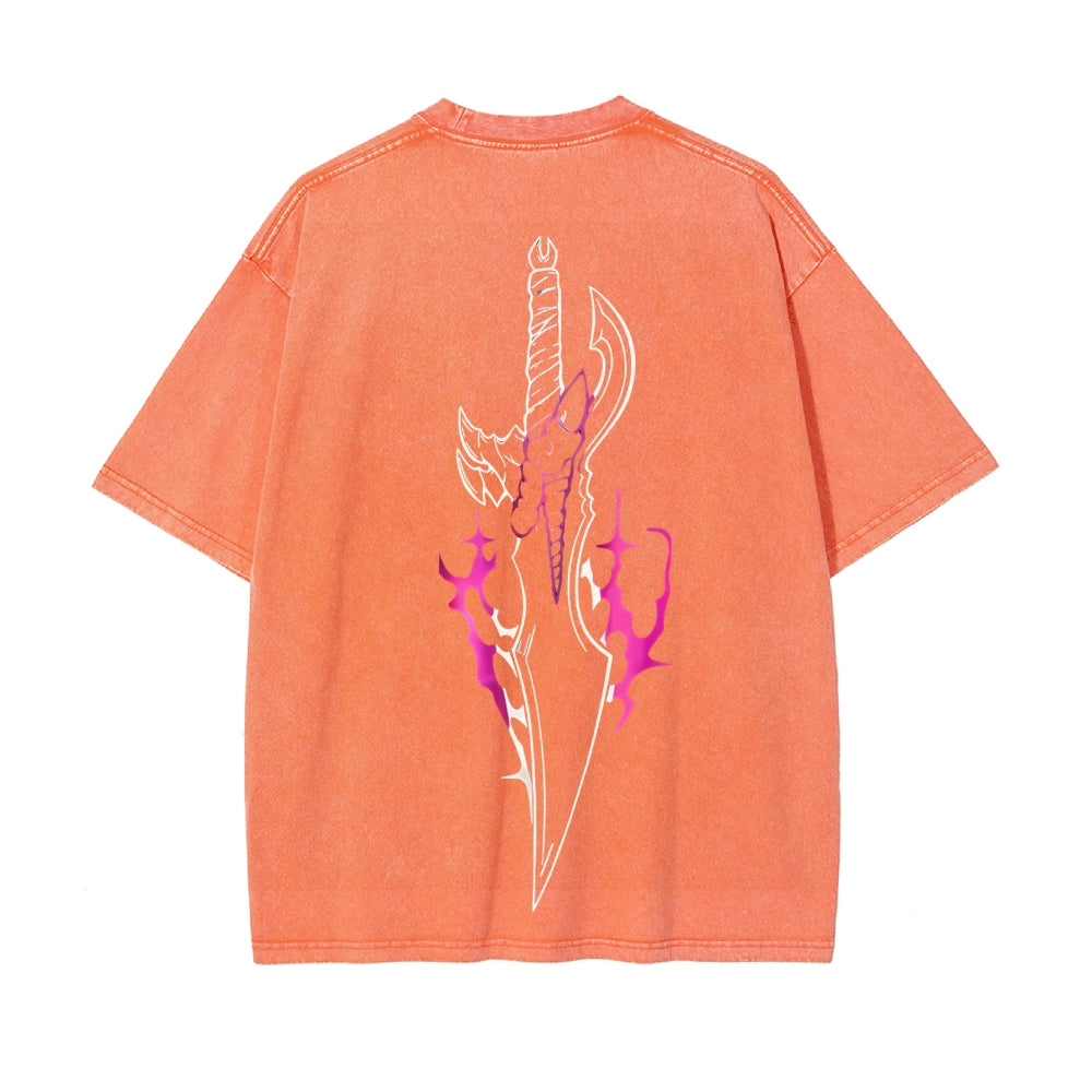 Vintage Oversized T-Shirt solo leveling