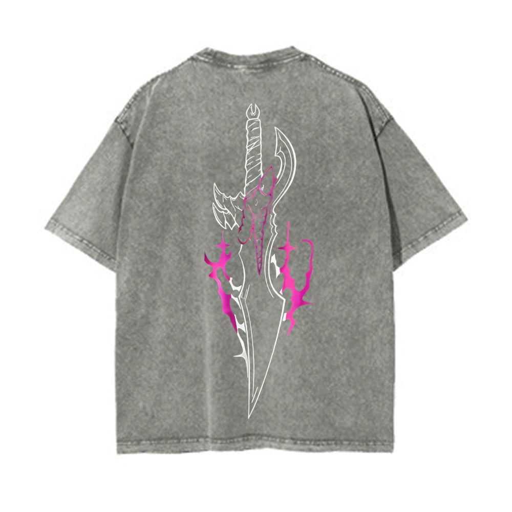 Vintage Oversized T-Shirt solo leveling