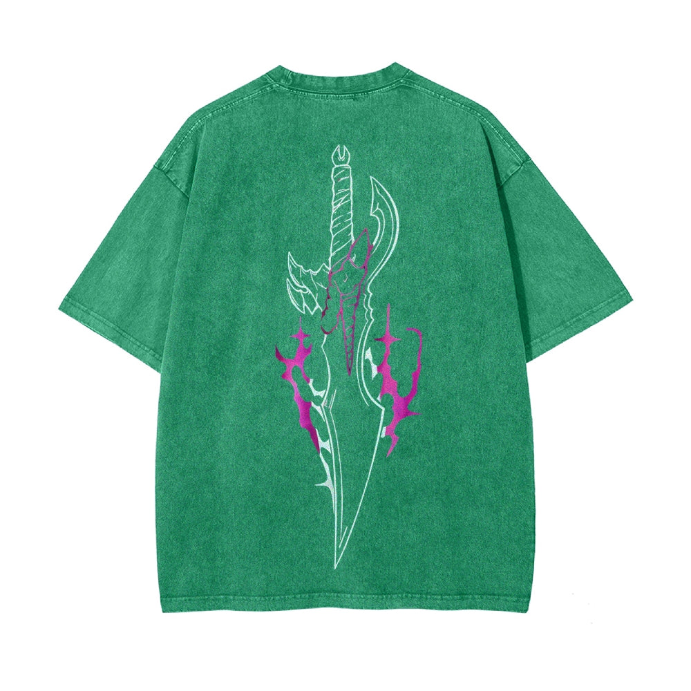 Vintage Oversized T-Shirt solo leveling
