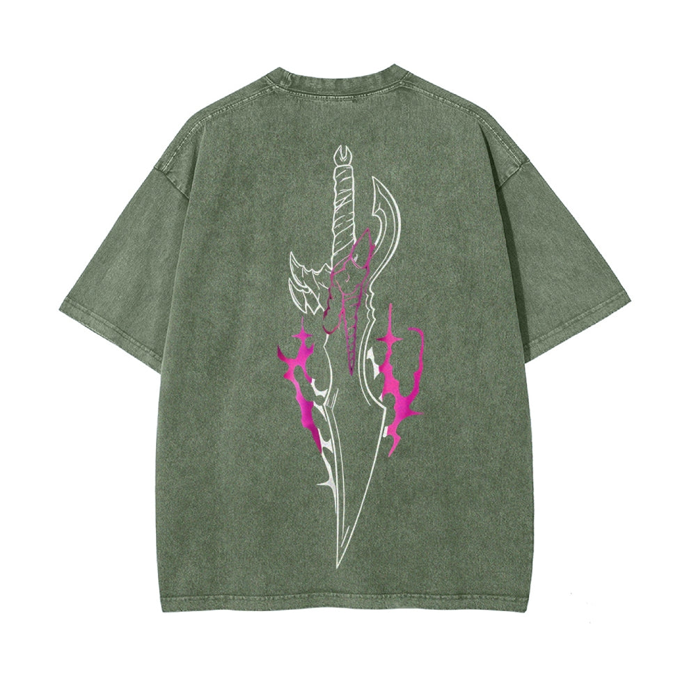 Vintage Oversized T-Shirt solo leveling