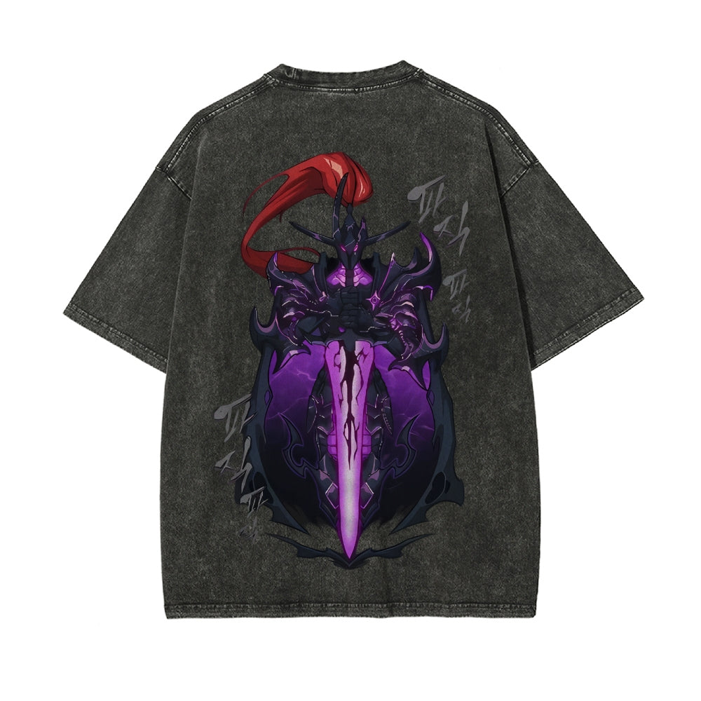 Vintage Oversized T-Shirt solo leveling