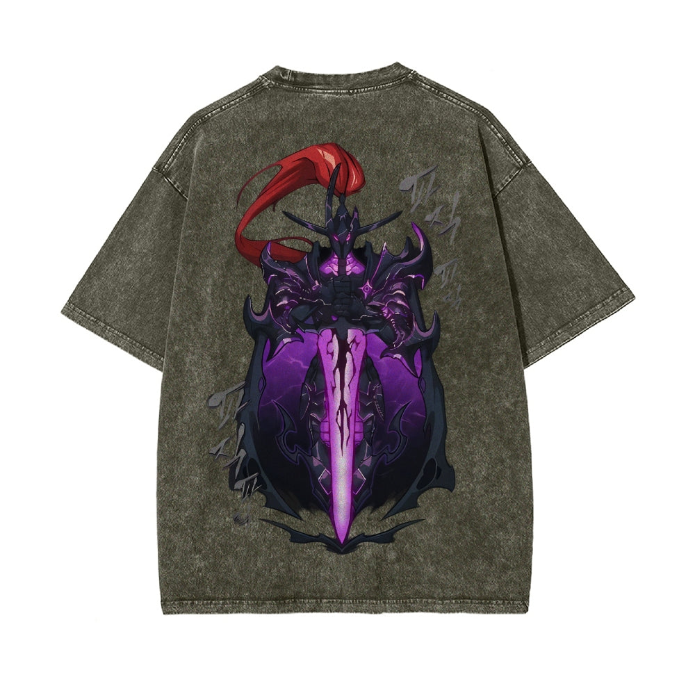 Vintage Oversized T-Shirt solo leveling