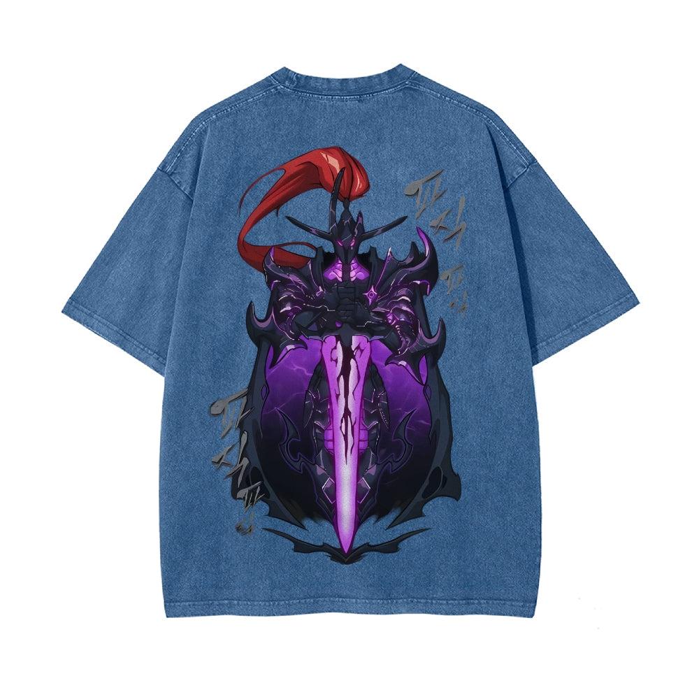 Vintage Oversized T-Shirt solo leveling