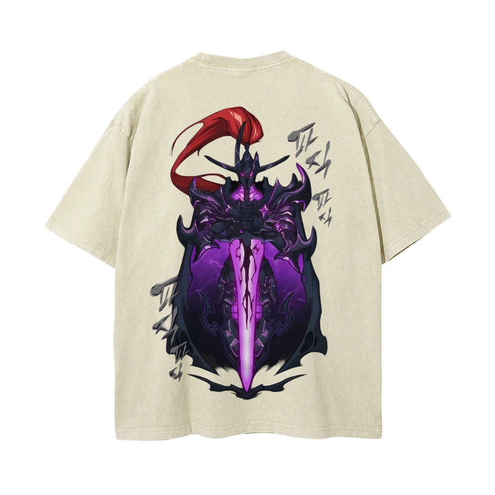 Vintage Oversized T-Shirt solo leveling