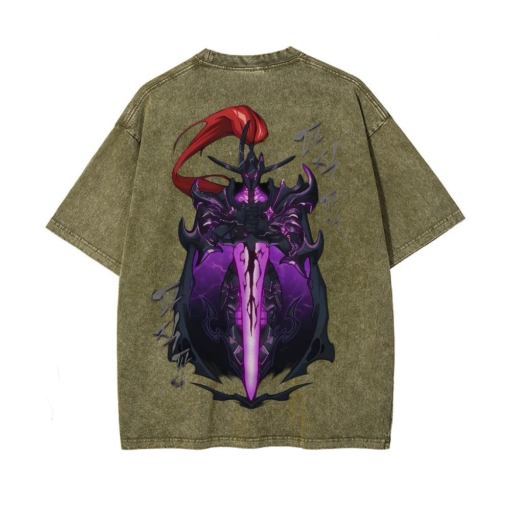 Vintage Oversized T-Shirt solo leveling