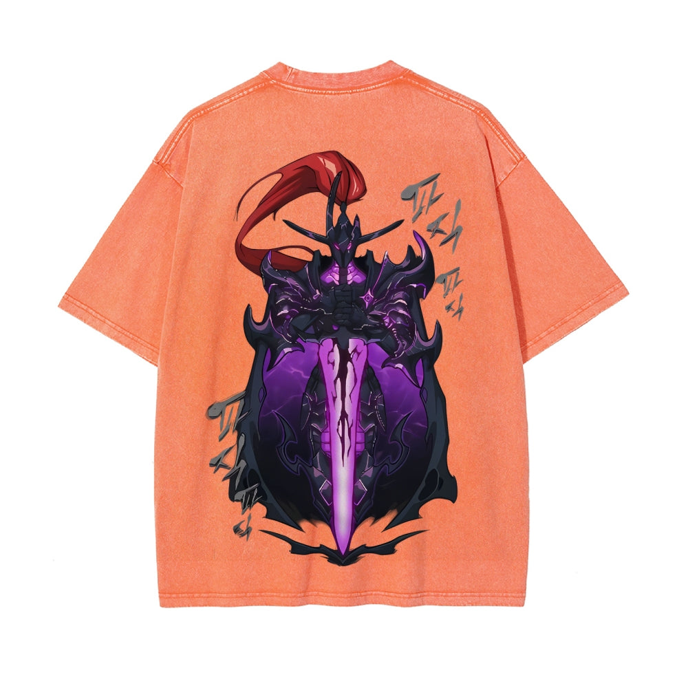 Vintage Oversized T-Shirt solo leveling
