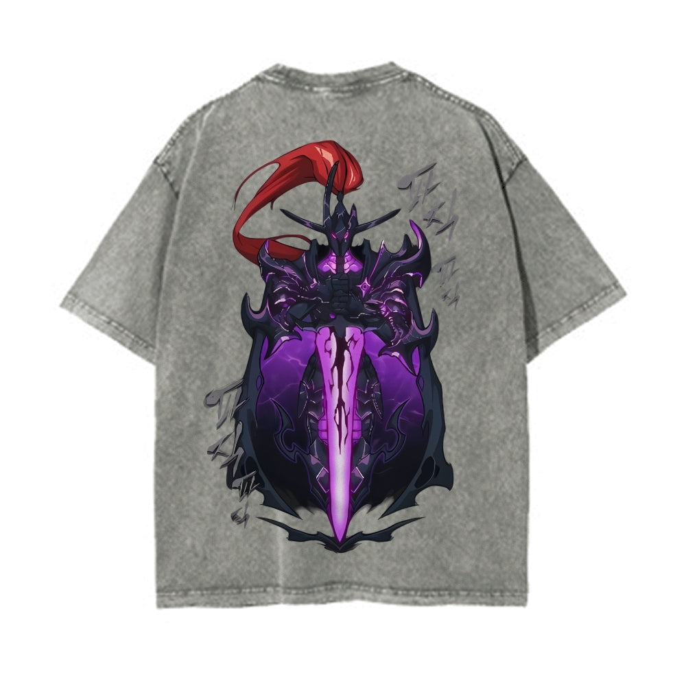 Vintage Oversized T-Shirt solo leveling
