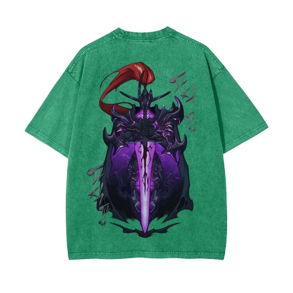 Vintage Oversized T-Shirt solo leveling