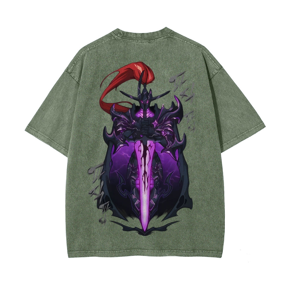 Vintage Oversized T-Shirt solo leveling