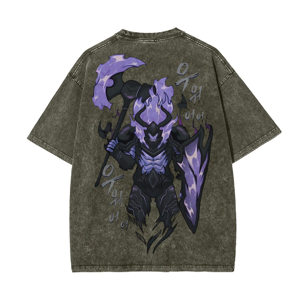 Vintage Oversized T-Shirt solo leveling
