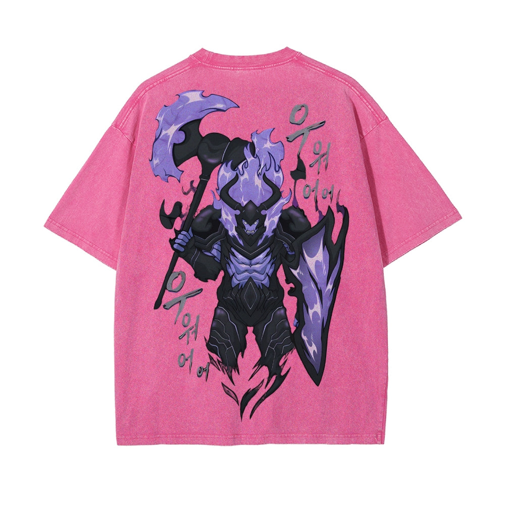 Vintage Oversized T-Shirt solo leveling