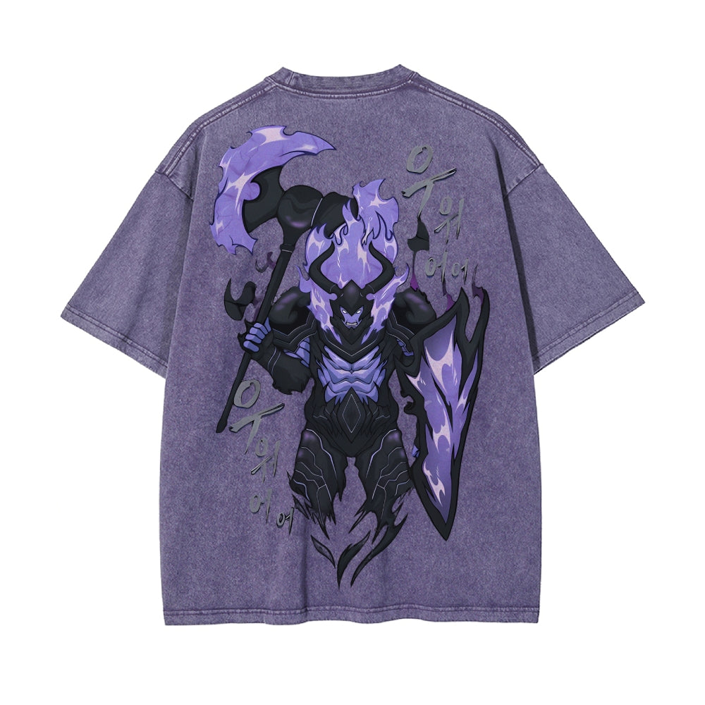 Vintage Oversized T-Shirt solo leveling