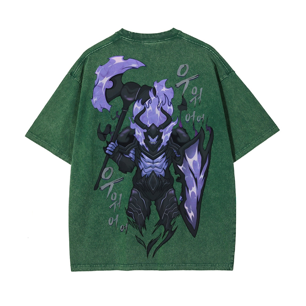 Vintage Oversized T-Shirt solo leveling