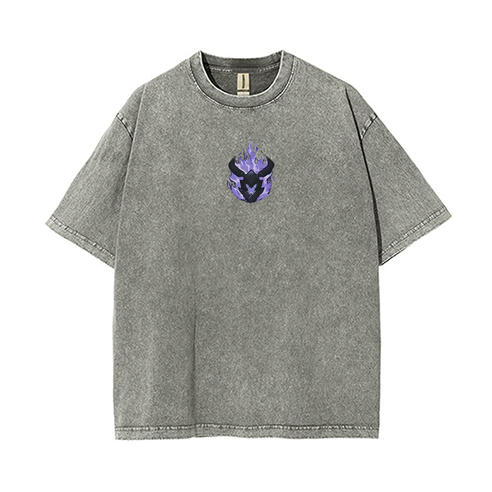 Vintage Oversized T-Shirt solo leveling