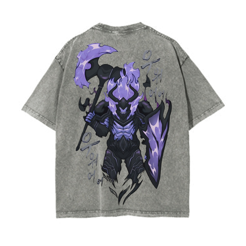 Vintage Oversized T-Shirt solo leveling