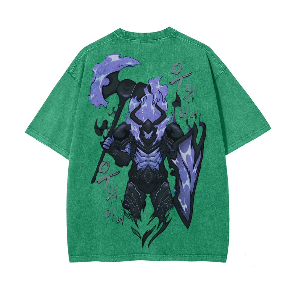 Vintage Oversized T-Shirt solo leveling