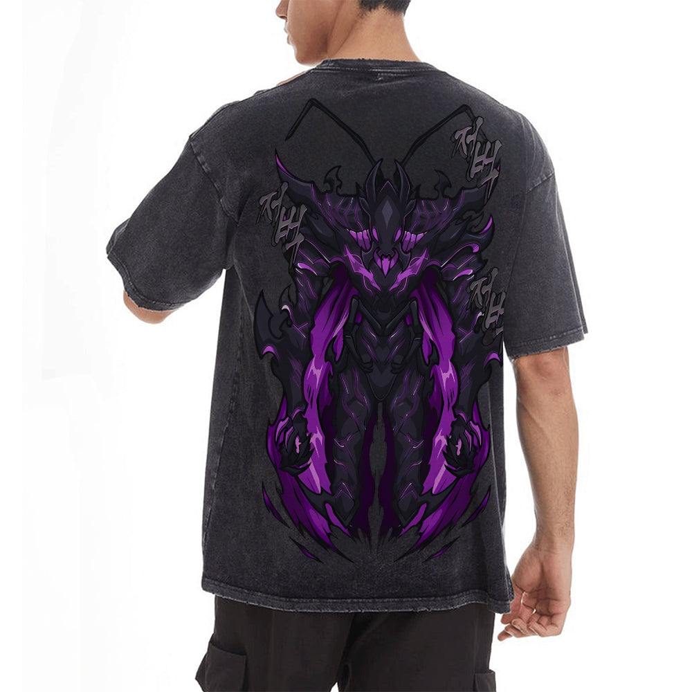 Vintage Oversized T-Shirt solo leveling