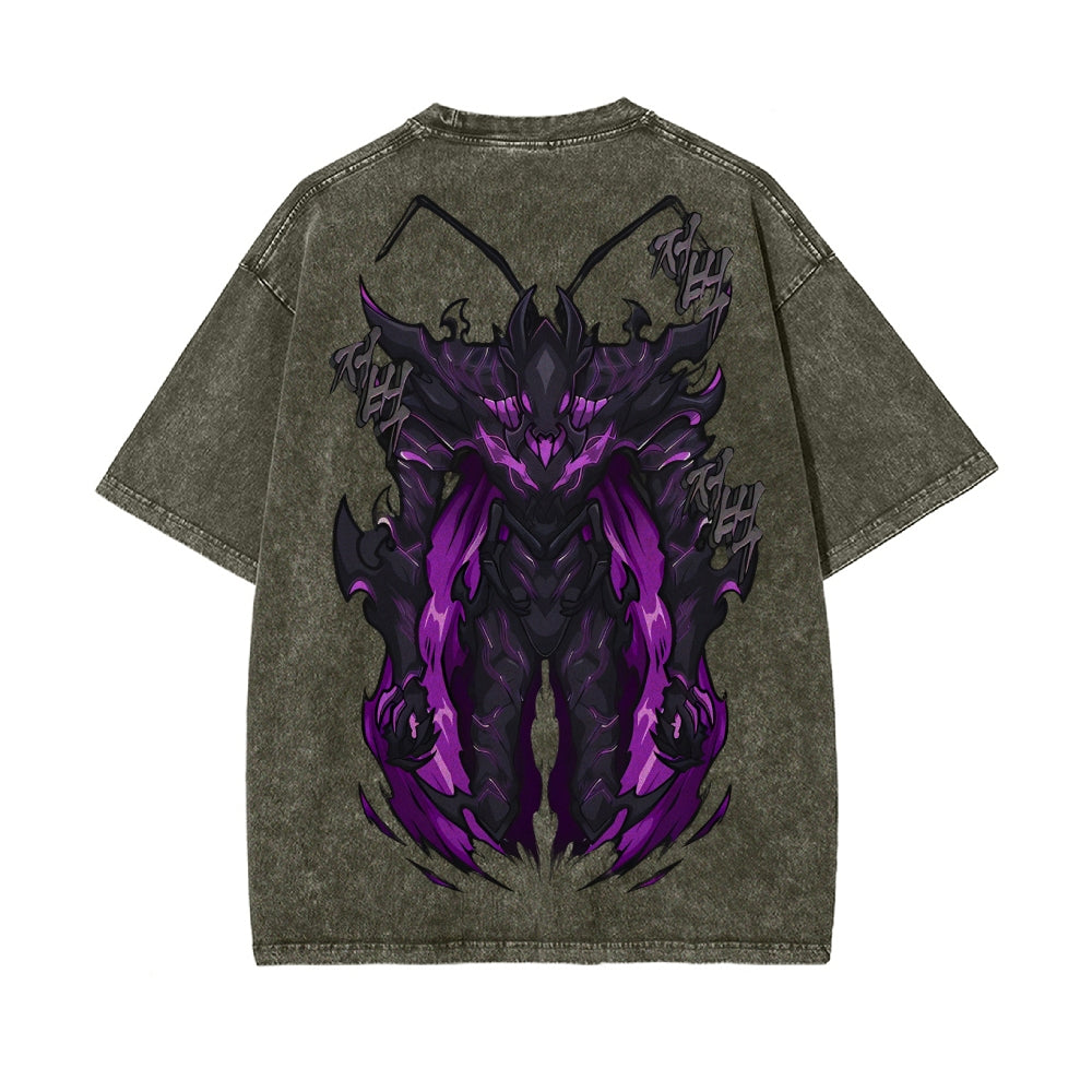 Vintage Oversized T-Shirt solo leveling