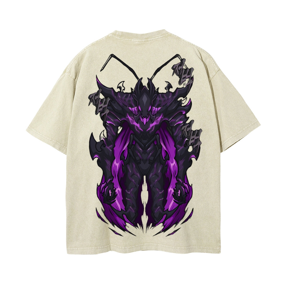 Vintage Oversized T-Shirt solo leveling