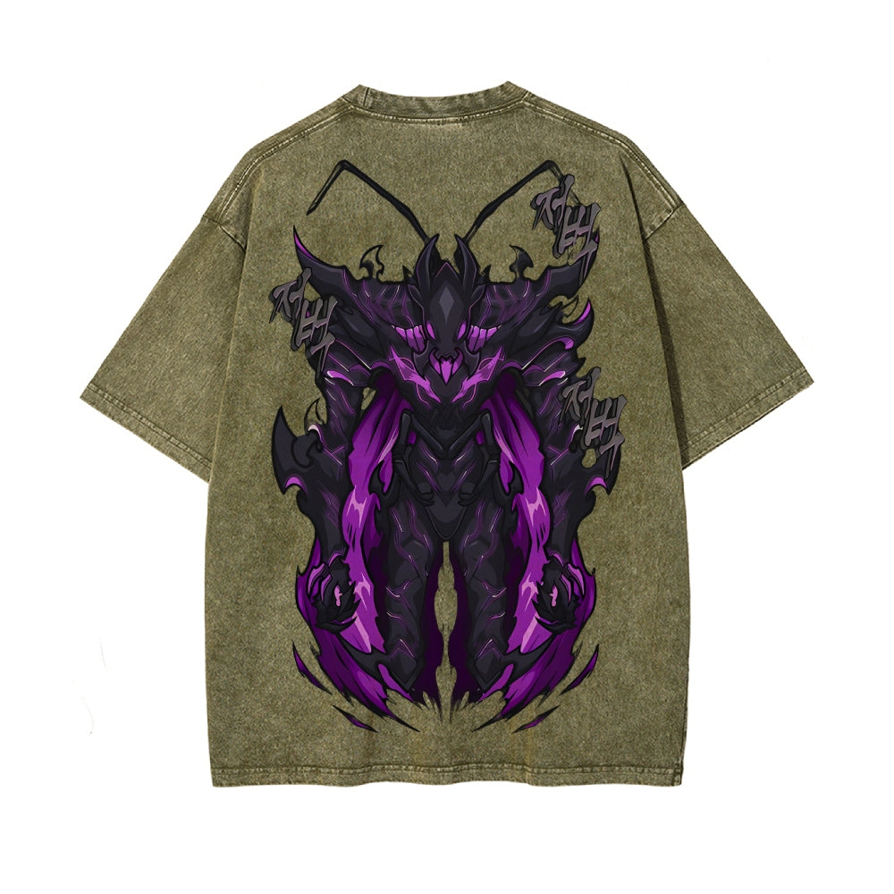 Vintage Oversized T-Shirt solo leveling