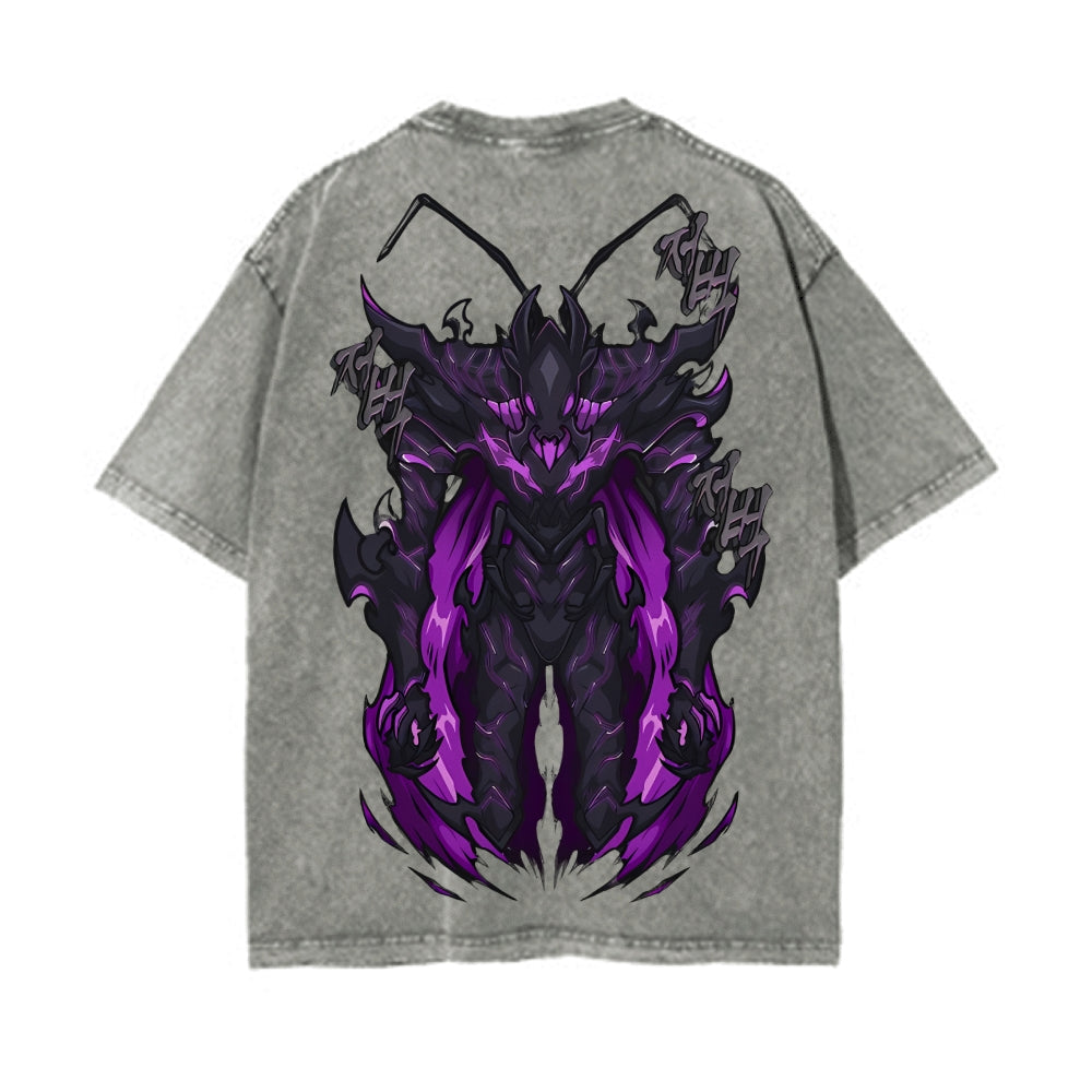 Vintage Oversized T-Shirt solo leveling
