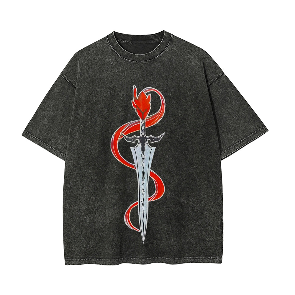 Vintage Oversized T-Shirt Solo Leveling