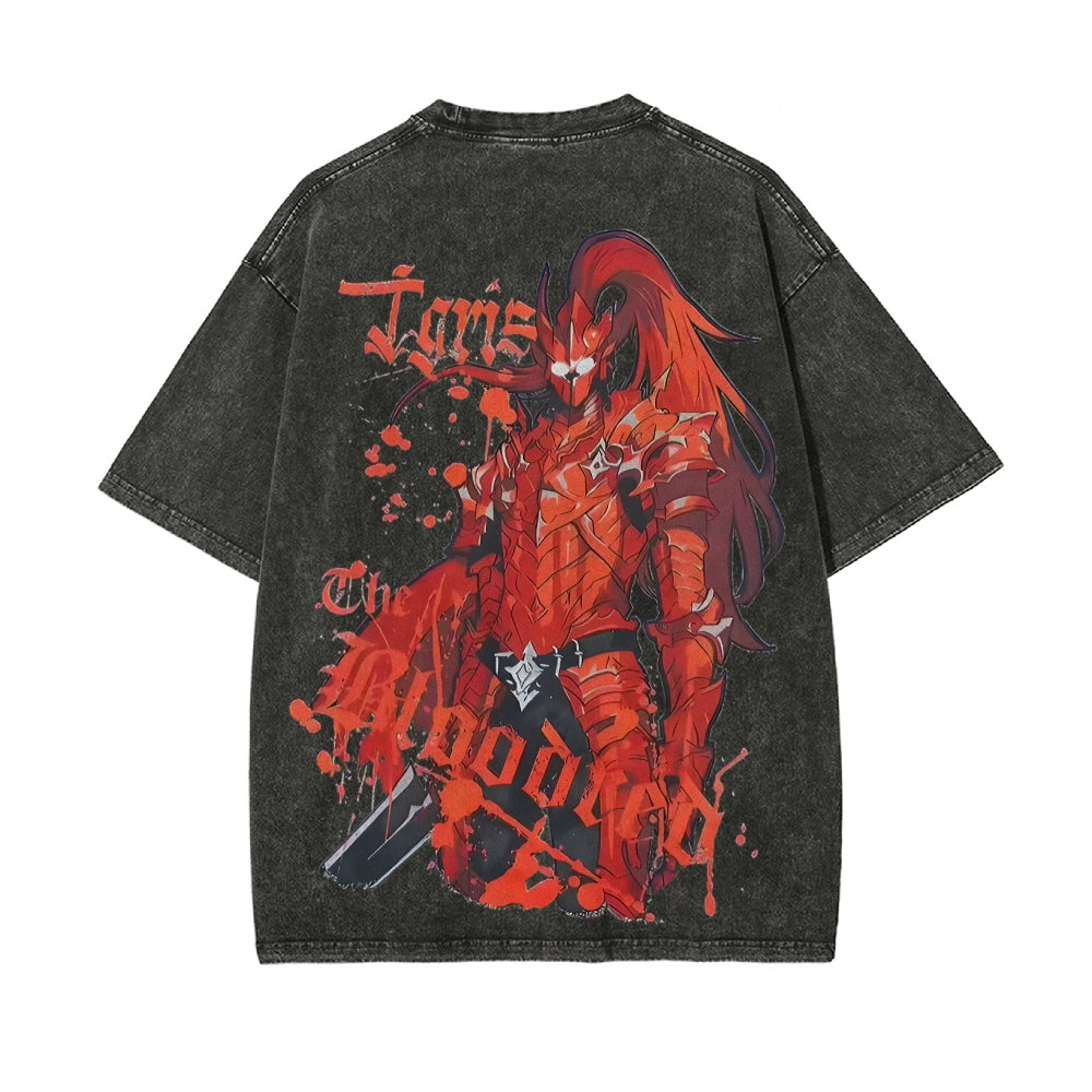 Vintage Oversized T-Shirt Solo Leveling
