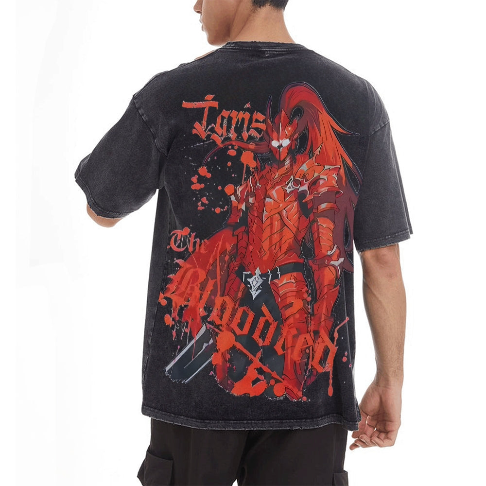 Vintage Oversized T-Shirt Solo Leveling
