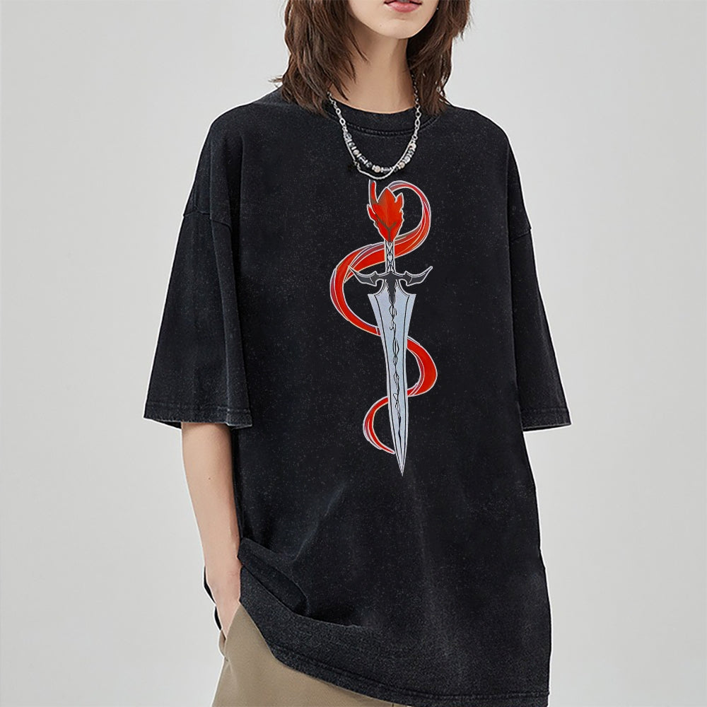 Vintage Oversized T-Shirt Solo Leveling