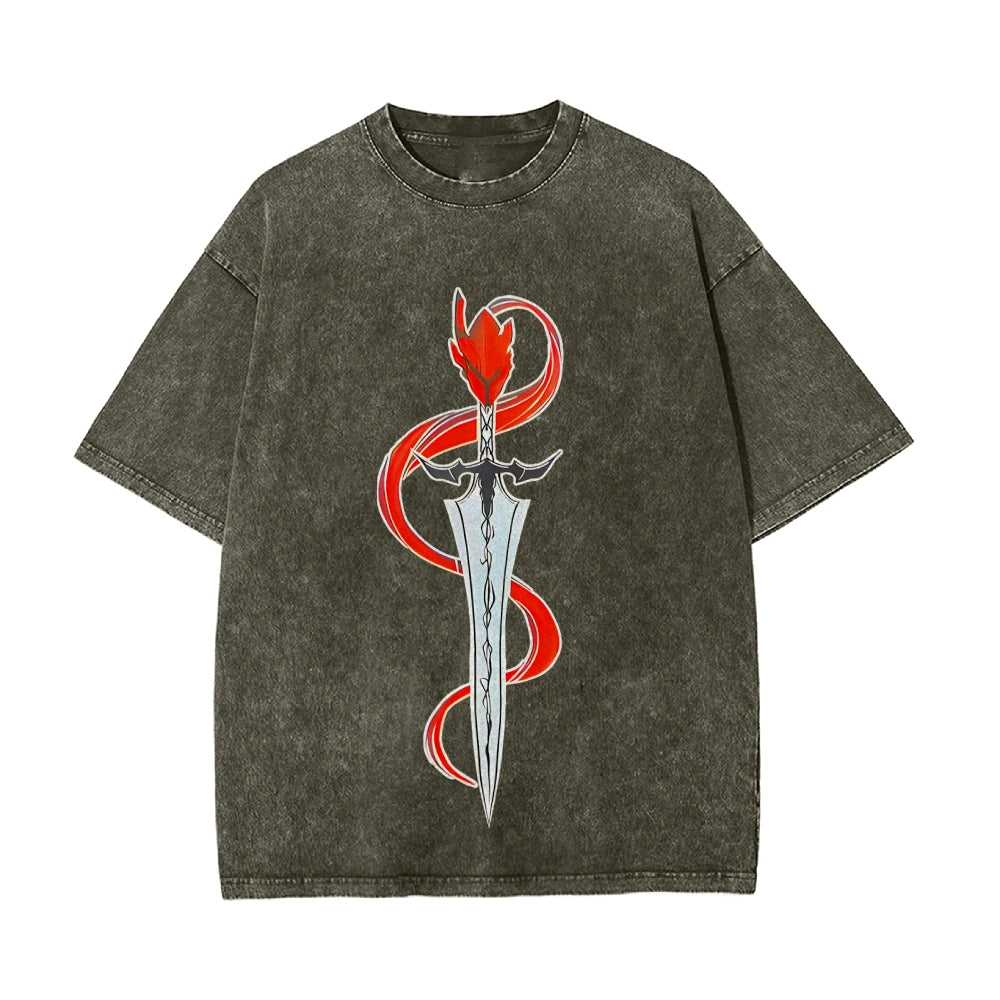 Vintage Oversized T-Shirt Solo Leveling
