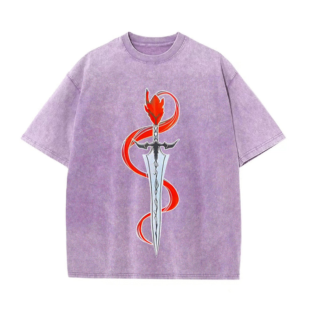 Vintage Oversized T-Shirt Solo Leveling