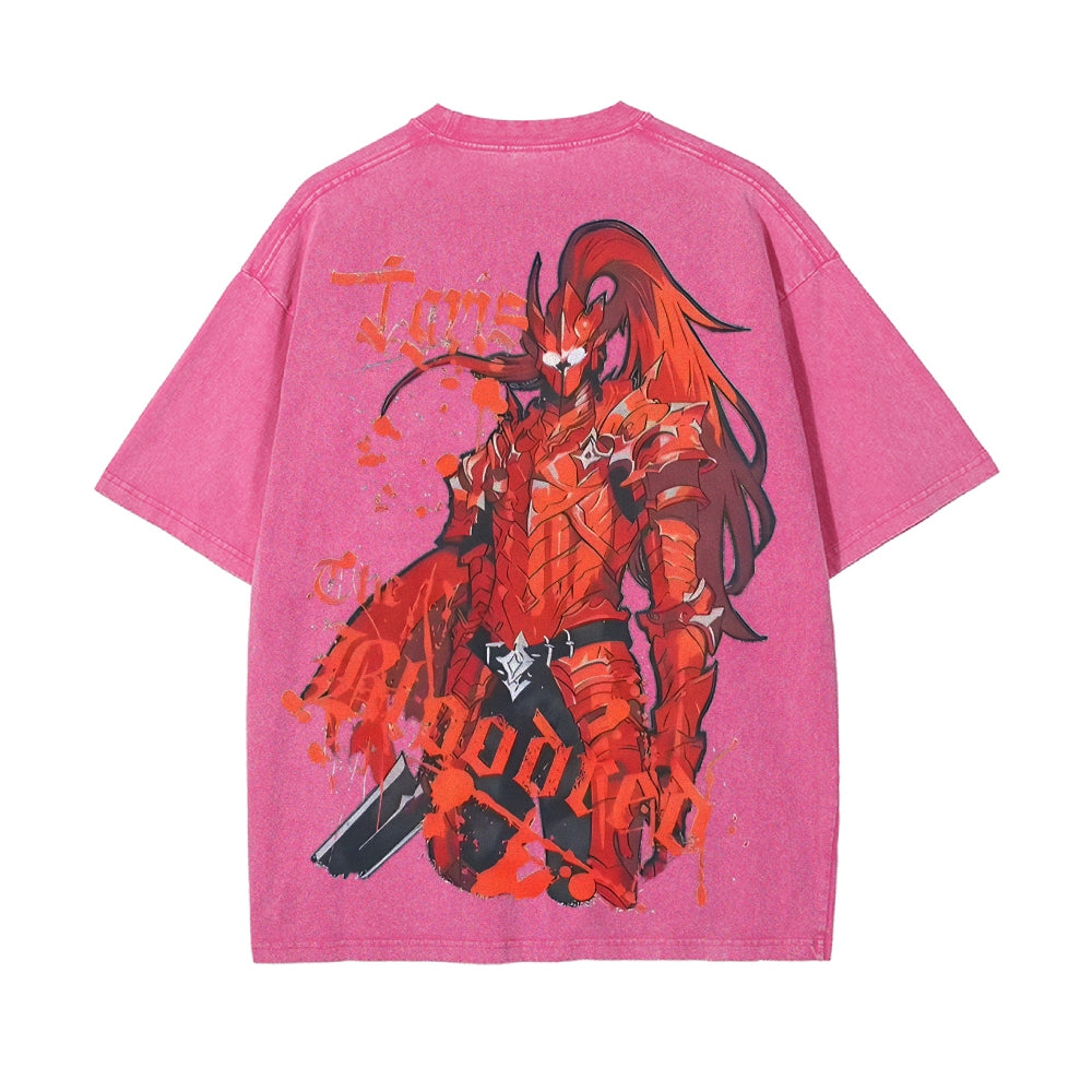 Vintage Oversized T-Shirt Solo Leveling