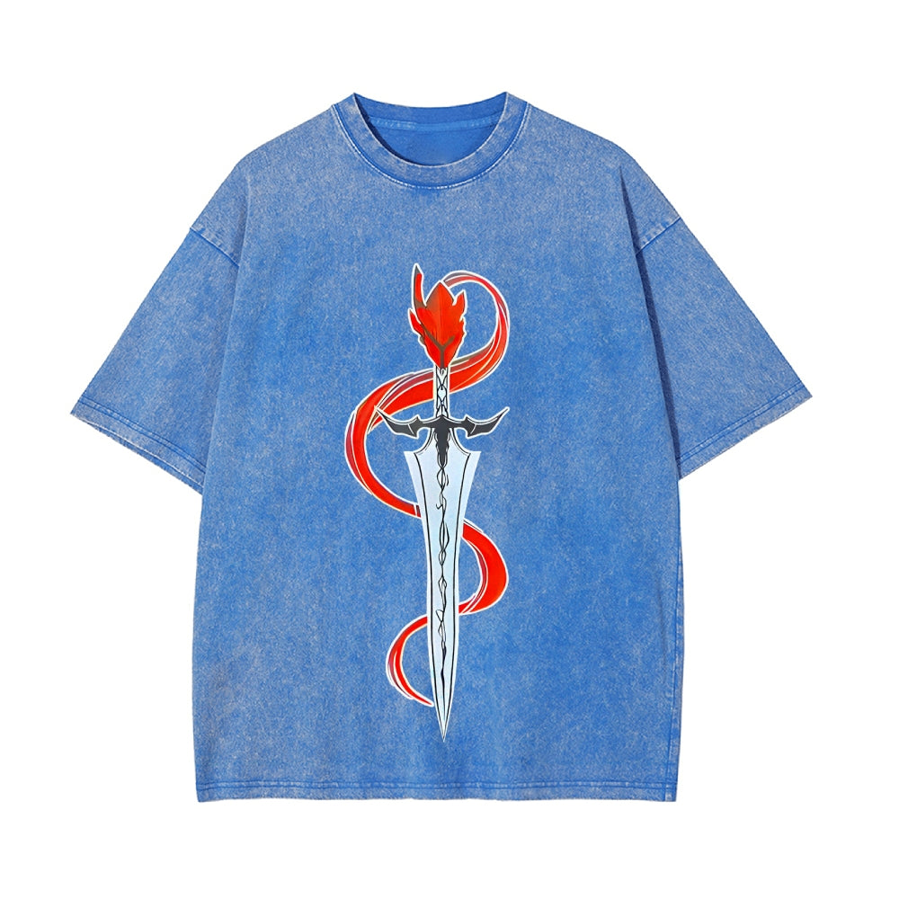 Vintage Oversized T-Shirt Solo Leveling