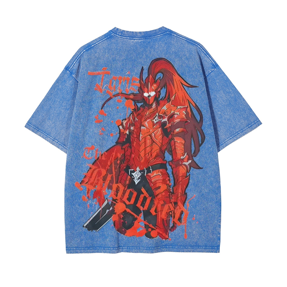Vintage Oversized T-Shirt Solo Leveling