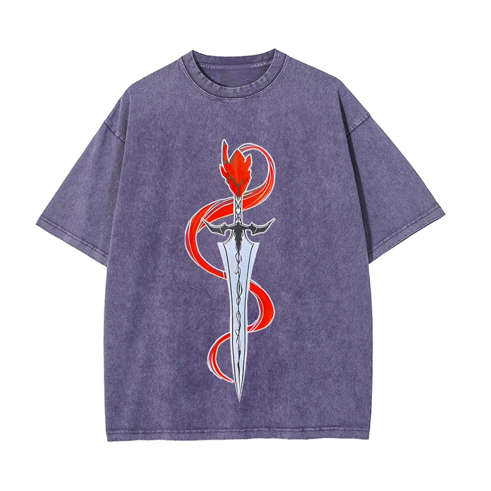 Vintage Oversized T-Shirt Solo Leveling