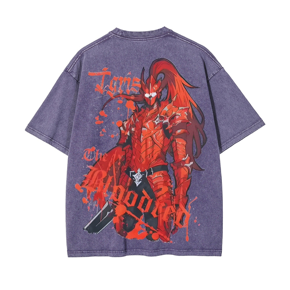 Vintage Oversized T-Shirt Solo Leveling