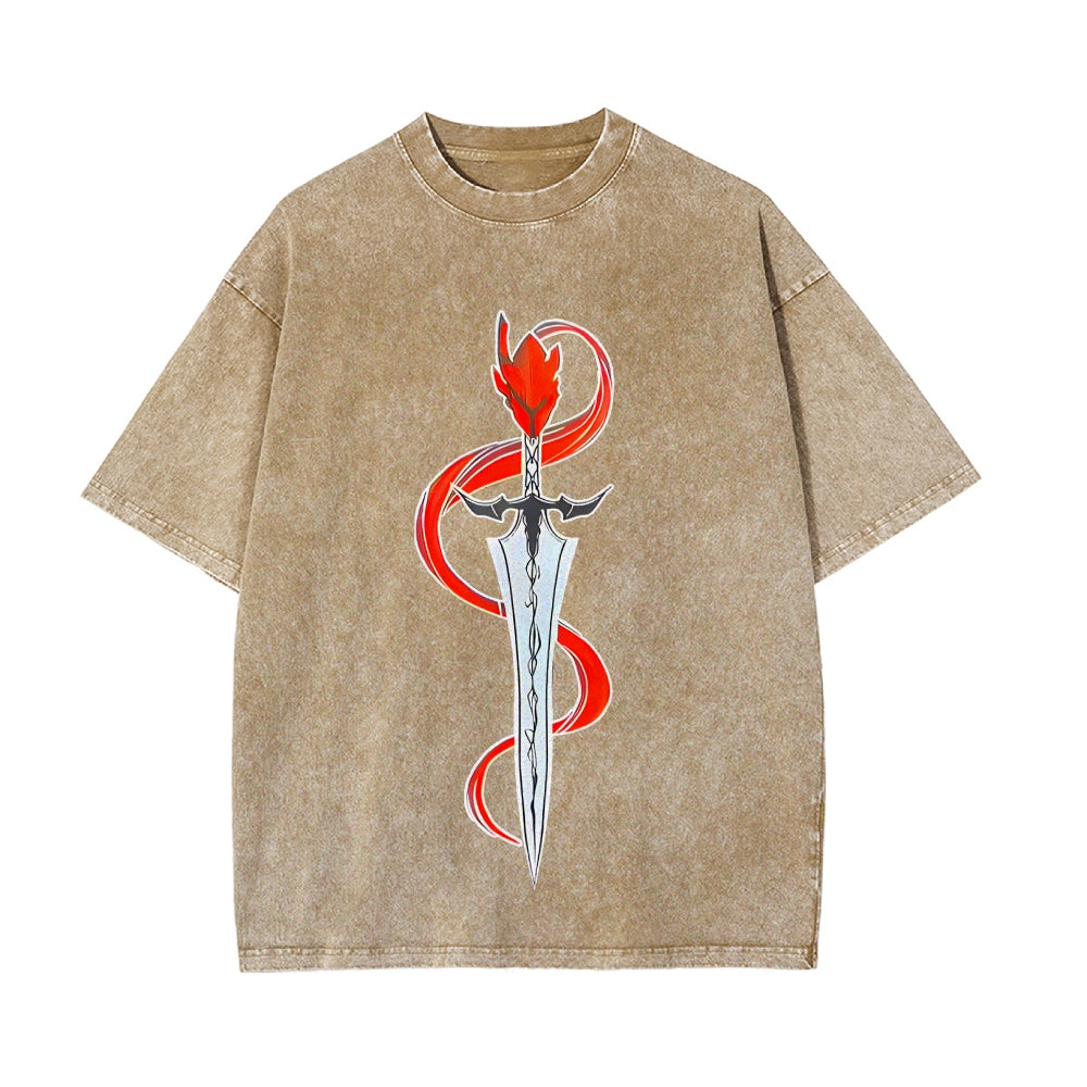 Vintage Oversized T-Shirt Solo Leveling