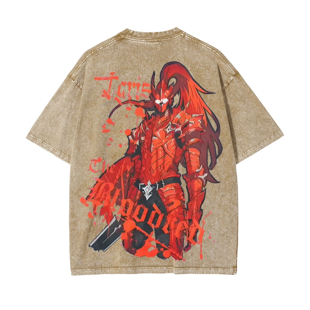Vintage Oversized T-Shirt Solo Leveling