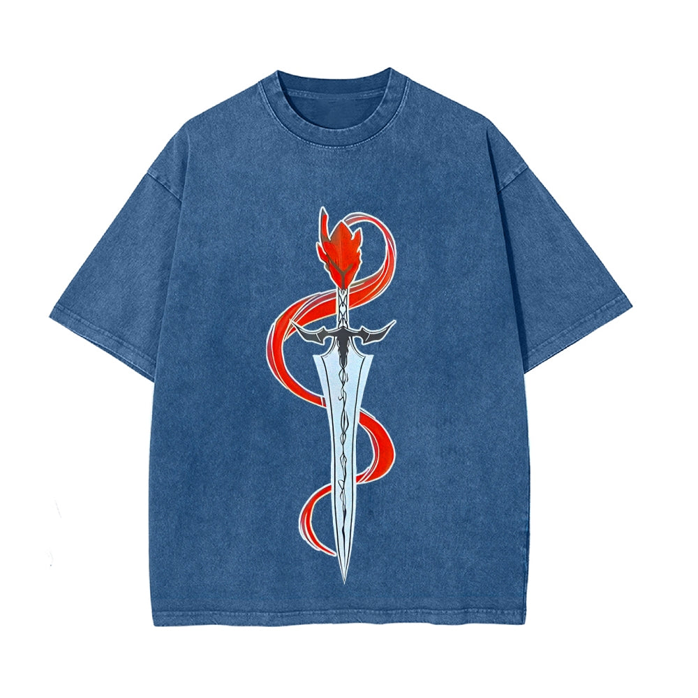 Vintage Oversized T-Shirt Solo Leveling