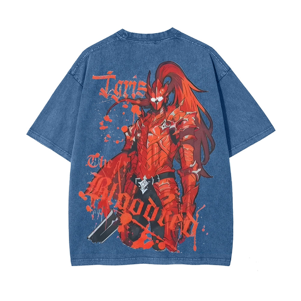 Vintage Oversized T-Shirt Solo Leveling